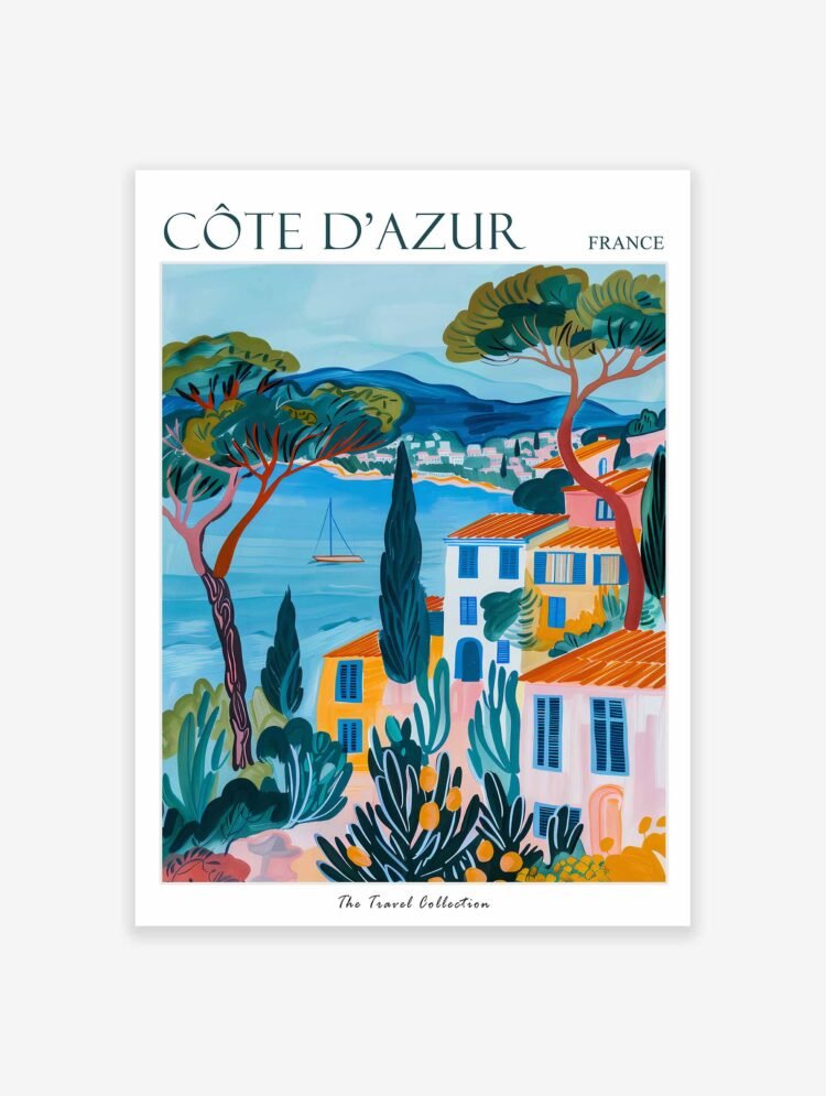 Côte d'Azur Poster