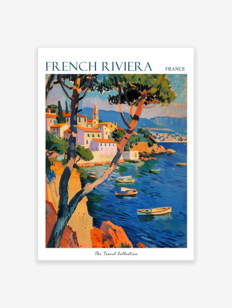 French Riviera Poster