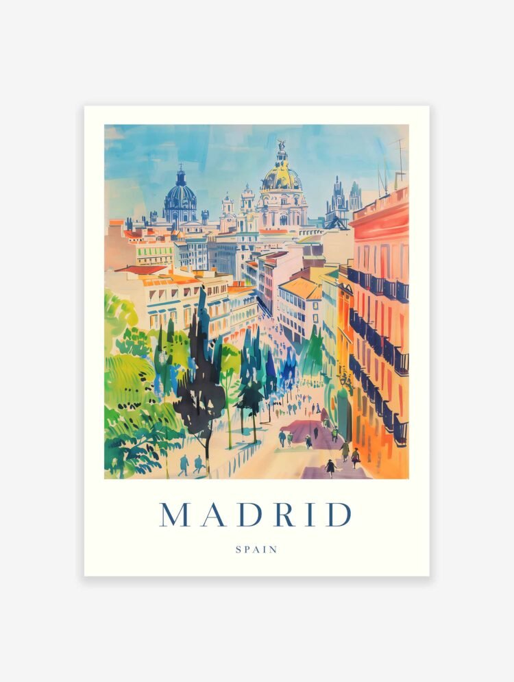 Madrid Poster