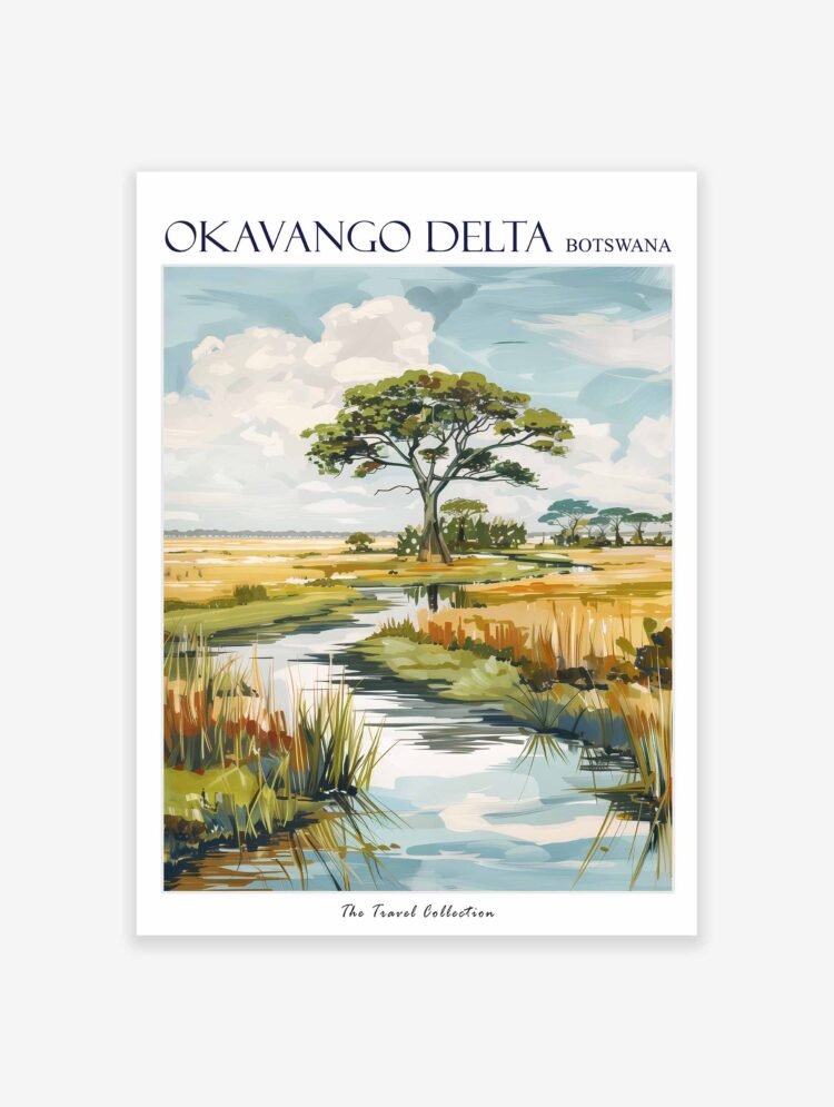 Okavango Delta Poster