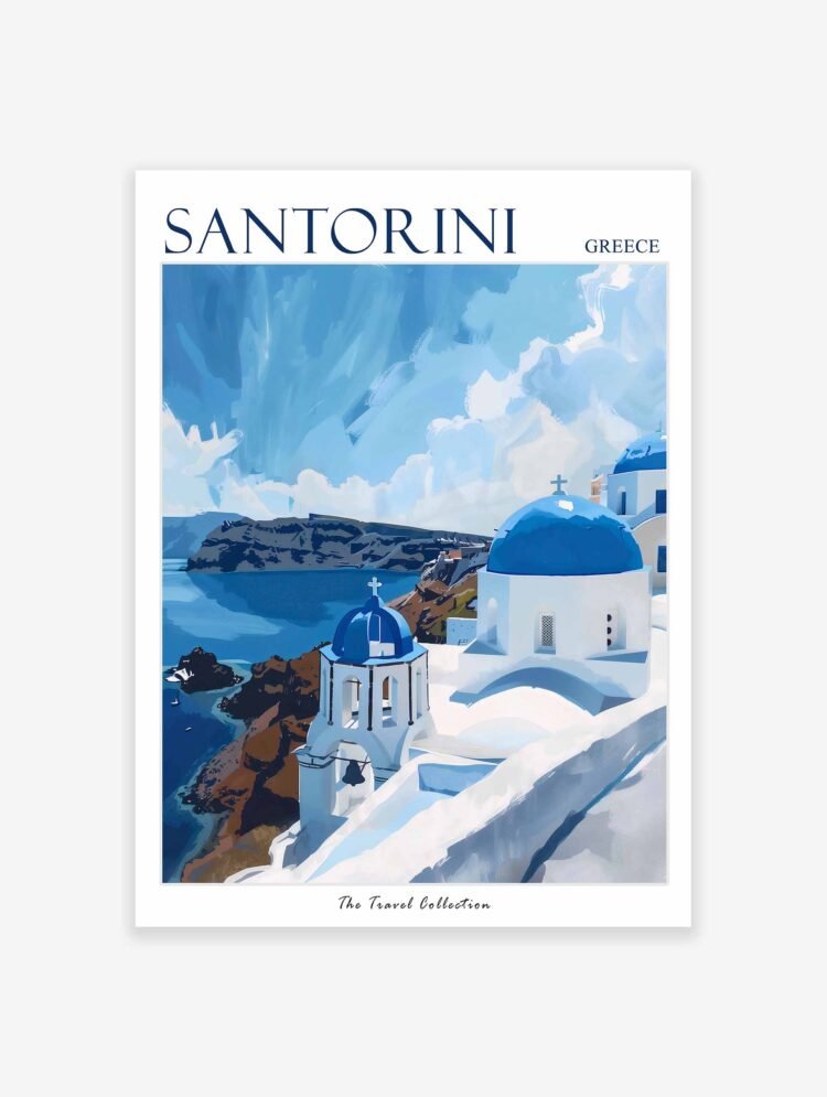 Santorini Poster