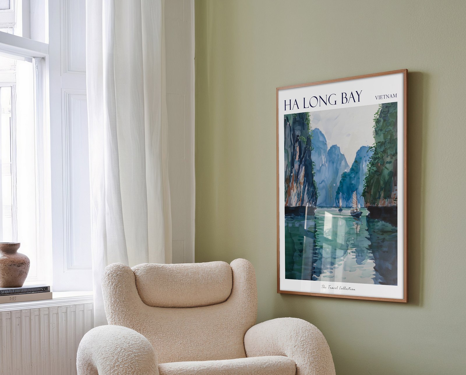 Ha Long Bay travel poster