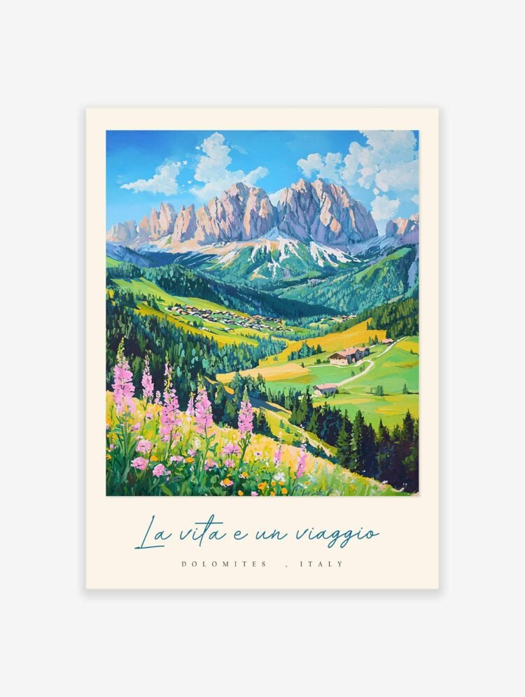Dolomites Poster