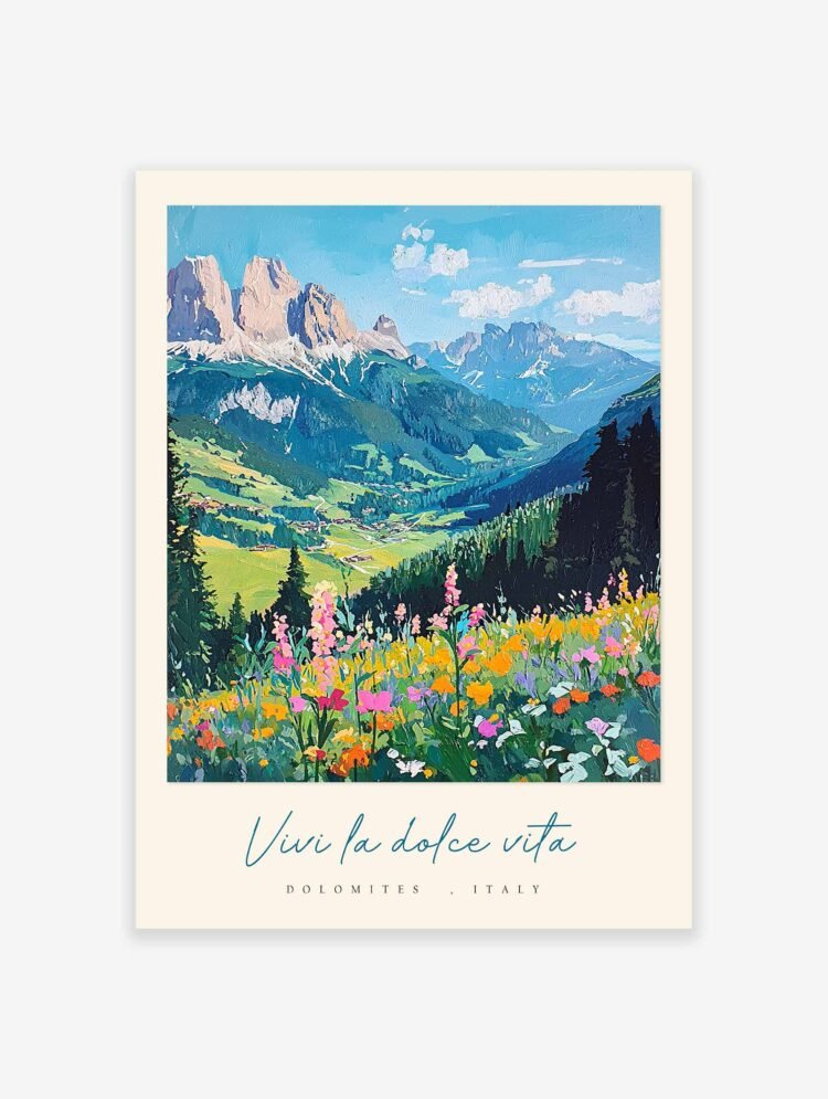 Dolomites Poster