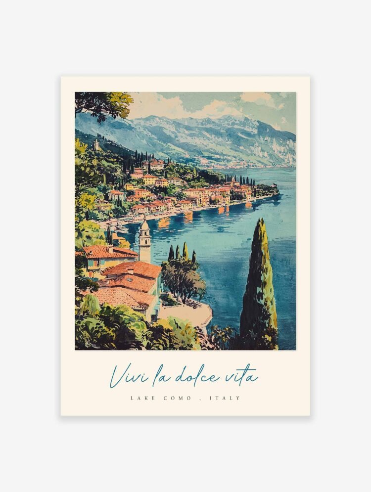 Lake Como Poster