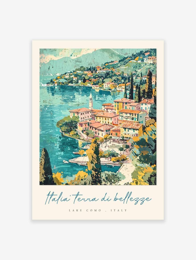 Lake Como Poster