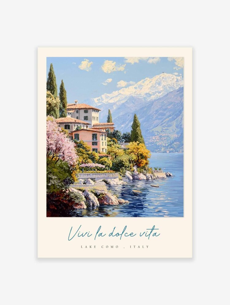Lake Como Poster
