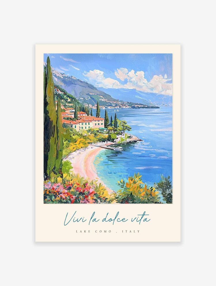 Lake Como Poster